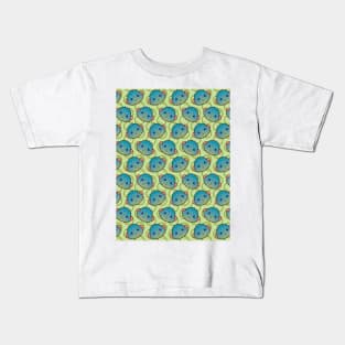 Pouty Pufferfish Kids T-Shirt